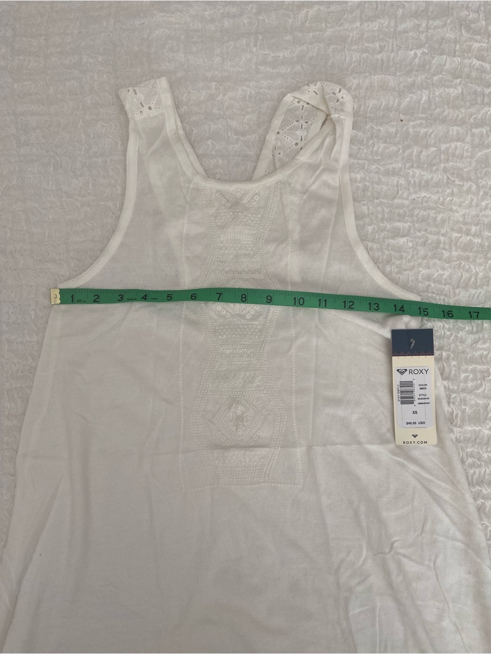 NWT ROXY WHITE DRESS SIZE XS - Picture 7 of 8